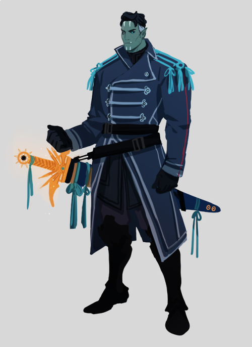 siobhanchiffon:D&amp;D characters from a campaign I run for friends! Captain Maulfang, the 