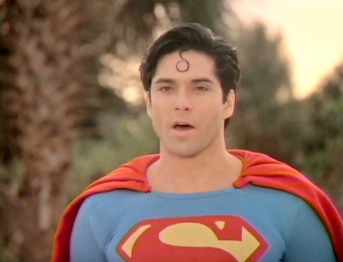 bulgefixation: dudeboundjake: Superboy taken by evil villain Nick Knack who straps him to a chair, k