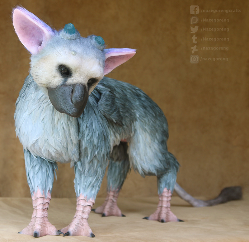 nazegoreng: Trico: The Last Guardian - Handmade art doll  Wow, I never thought I’d