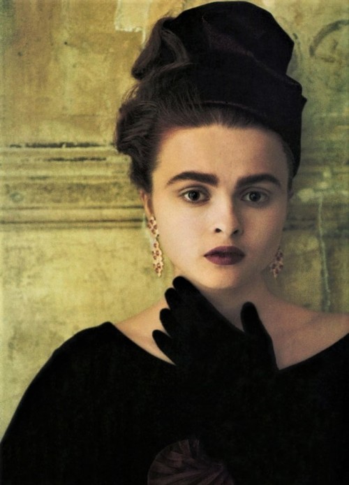 80s90sthrowback:Helena Bonham Carter photographed by Sheila Metzner, 1986.