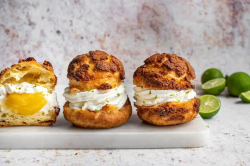 sweetoothgirl:  Key Lime Cream Puffs