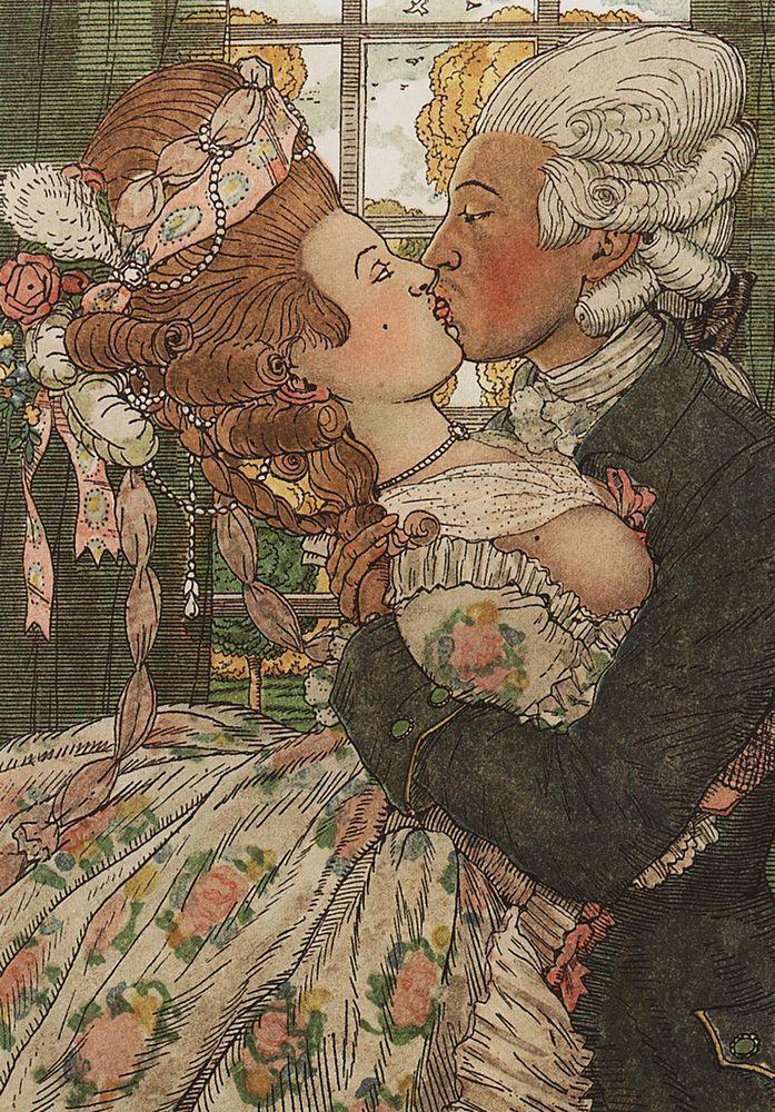 art-and-fury:  Book of the Marquise (series) - Konstantin Somov 