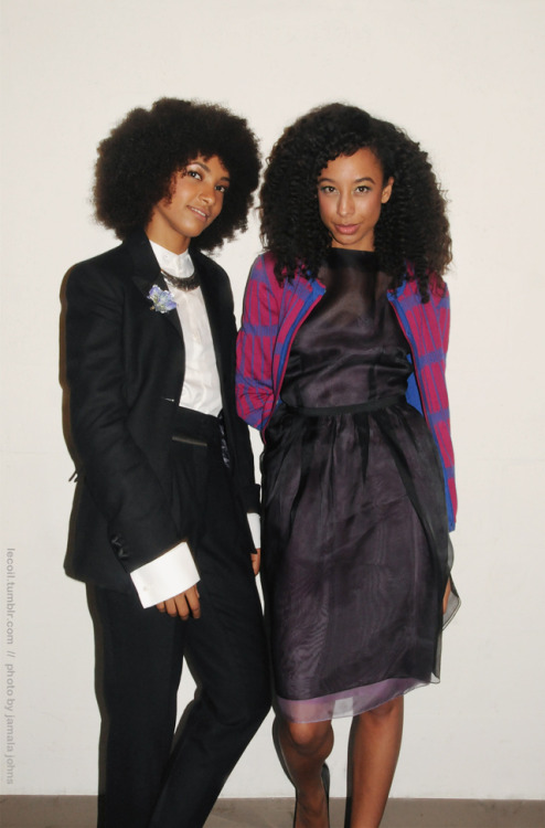 Backstage with the fabulous Esperanza Spalding and Corinne Bailey Rae at Jazz at Lincoln Center. Mor