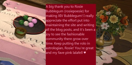  A big thank you to Rosie Bubblegum (rosiepoesie) for making XIV Bubblegum! I really appreciate the 