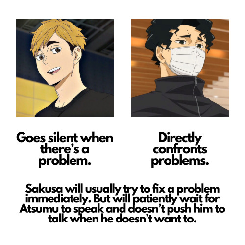SakuAtsu Headcanons Because I Cannot Sleep.