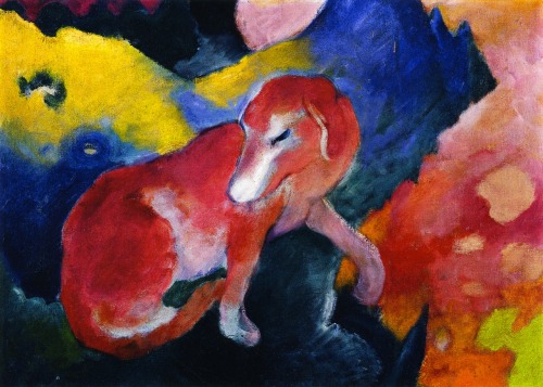 Franz Marc, Red Dog, 1911