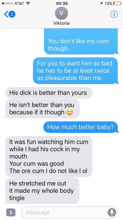 slutty wife's text!