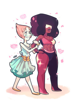 asieybarbie:  Pearlnet arm linking while rose petals fall all around them should always be a thing ok 
