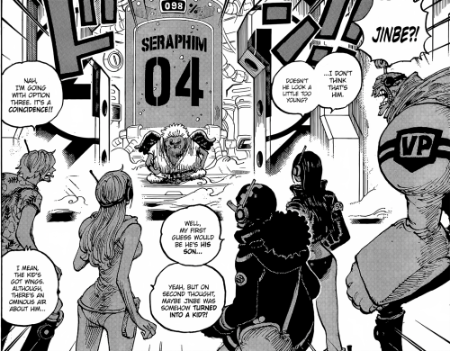 One Piece chapter 1065 (Initial Spoilers): A new Seraphim appears