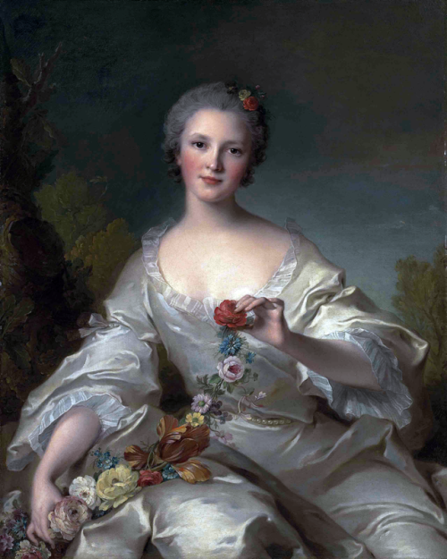Jean-Marc Nattier (1685-1766):Portrait of Marguerite-Françoise-Bernard de Reims, Madame Dupleix de B