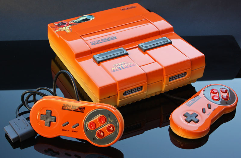 iheartnintendomucho:  Custom Super Metroid Themed SNES Metroid is the only time I