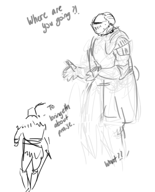 donc-desole: AU Where Solaire is to Dark Souls what Ghandi was to Civilization.  Lol just a bun