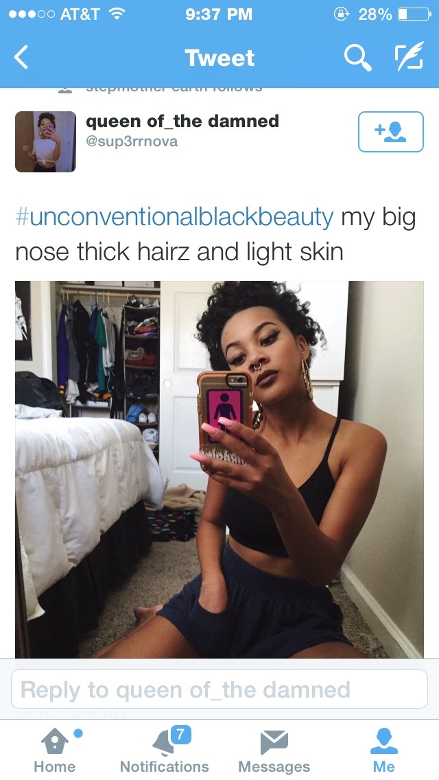 sharkbaitwhohahaa:  Unconventional Black Beauty is for black girls to embrace their