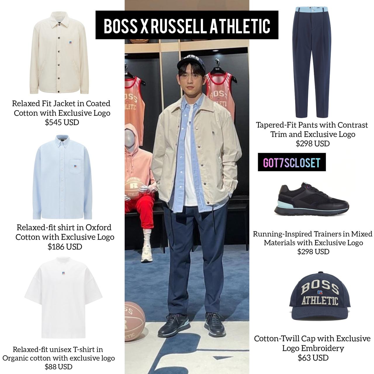 Hugo Boss BOSS x Russell Athletic Unisex Relaxed-Fit Sweatshirt