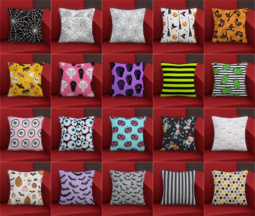 Spooky Pillow Hey. Here have some spoopy pillow recolors of my Ikea 2t4 conversion. The mesh is incl