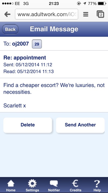 journalofalondonescort:  Also rude.  Like you care if he’s low on cash, that’s not your damn problem. I hate guys who pull the sympathy card. And how rude, he’s devaluing you. Treating you like an object and not a person.