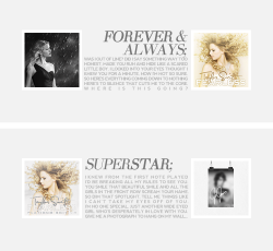 :  4tracks: forever and always, superstar, last kiss, holy ground 