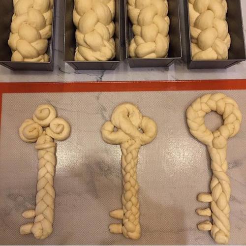 Schlissel-Key Shaped Challah made by @gitty7 . It has become a tradition to bake “schlissel” (