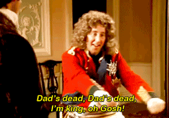 fighting-naturalist:“I’ve been a bog-standard prince for nearly sixty years! Nearly sixty year