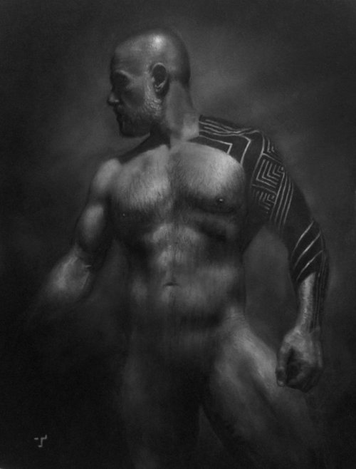 Tai Lin (pastel on paper)