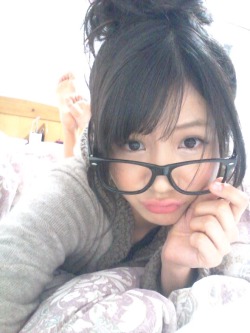 reveloveirene: Sexy Librarian alert??? XP hahahah Megane Airi.. :D