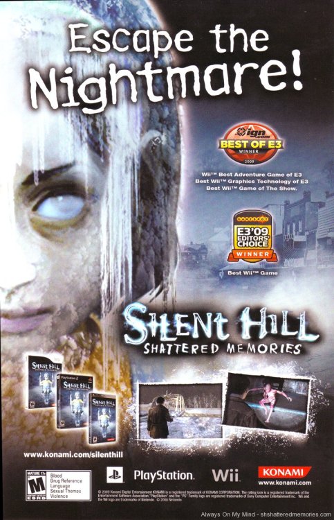 survival-horror-2002:  Silent hill Shattered Memories (2009)