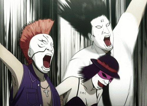 Anime head bang gif
