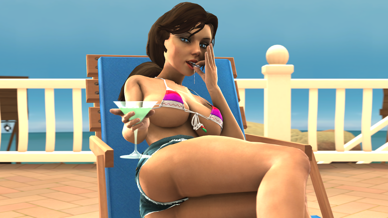 rated-l: Bikini-clad Elizabeth IMGUR Remember to submit animation suggestions in