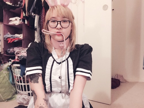 shibari-bun:Bunnies need walks too[18+ blog. Don’t delete caption or self promote]My mom thought i w