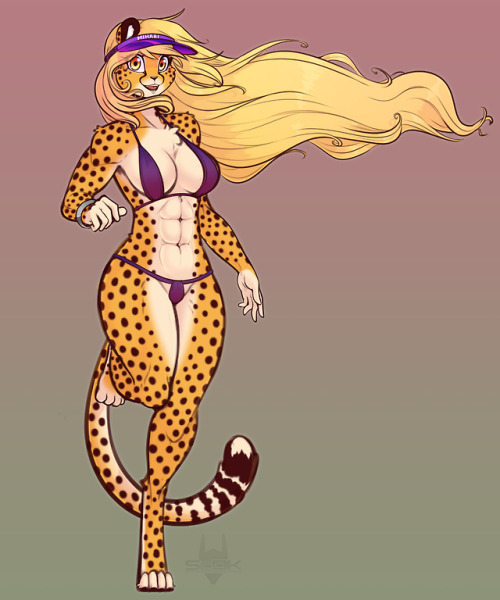 scdk-sfw: Drawing of the lovely Mihari, ready for the beach and turning some heads. Can someone expl