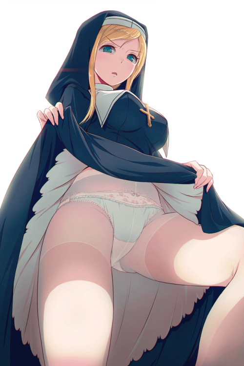 hentaibeats:  Nun Set 2!All art is sourced via captionClick here for more sinful nuns
