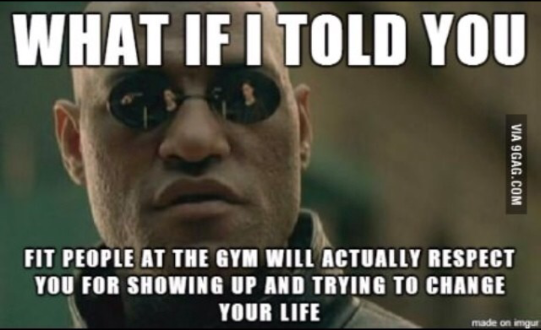 motivateme2healthy:  Please remember this instead of thinking everyone is judging