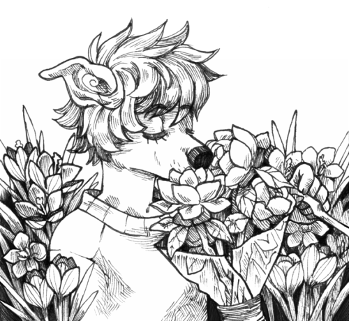 whitekitestrings: i was gonna color this but i got bored. the whole point was to draw something for 