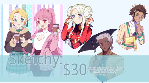 aionyan:2020′s commissions sheet ♥! My second income to pay all my bills are my commissions so reblo