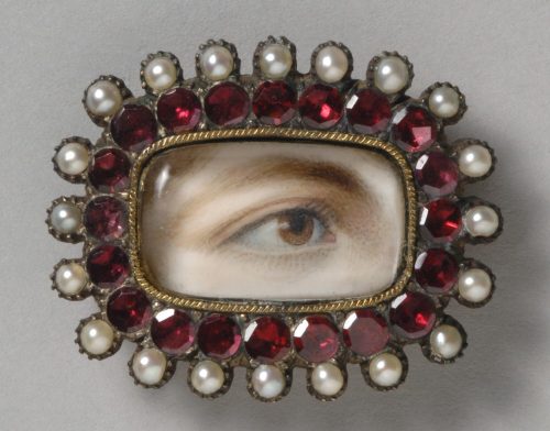 philamuseum:The trend of miniature eye portraits being used as tokens of love originated in 1785 wit