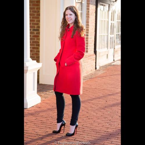 Enjoying a wintery day in Merci Allens! #highheels #redbottoms #louboutinworld #christianlouboutin