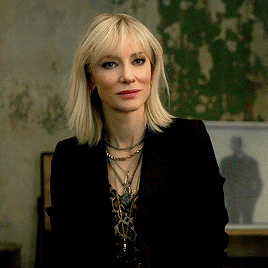 heistwives:lou miller’s debbie-ocean-you-will-be-the-death-of-me face.