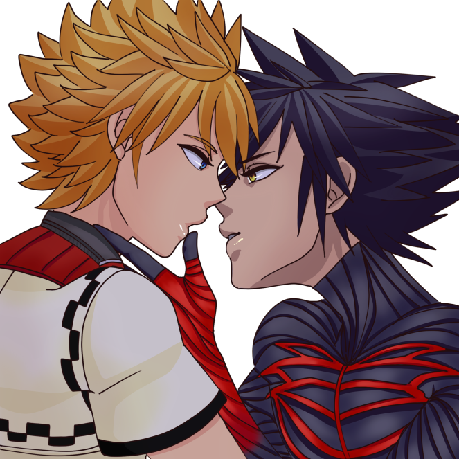 akimojo:  Some VanRoku from a collab i did w @ohyaymyfandoms ! i did the lineart