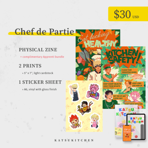 katsukitchen:Get your copy of the Katsukitchen cookbook zine now! Gumroad preorders are open October