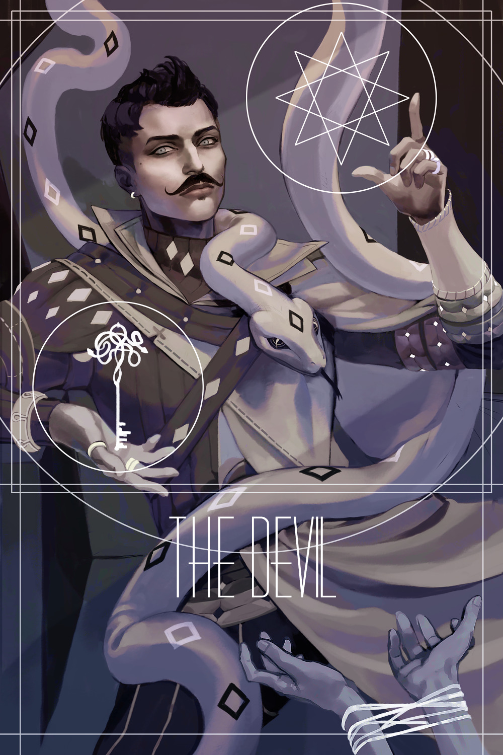 ganumedes:Dragon Age Tarot collaborationthe lovers &gt;_&gt;