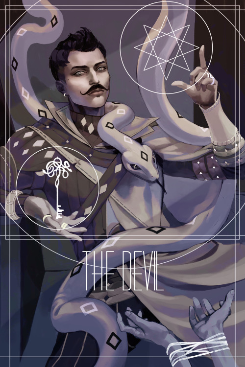 ganumedes:Dragon Age Tarot collaborationthe lovers >_>