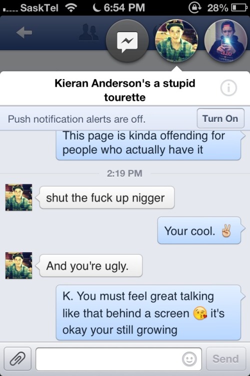 reverseracism:  morethanathis:  I hate people wow  no words  Sometimes I think to myself, “May