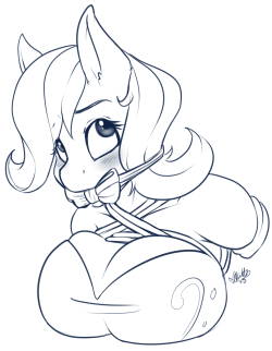 Anthro bust sketch commission for spypone!
