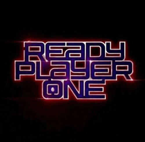 fromdirectorstevenspielberg:Looks like we have a logo for Ready Player One. The above image has been