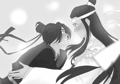 narrator: somewhere in the distance wwx is falling over in laughter as his hunch was proven corrects