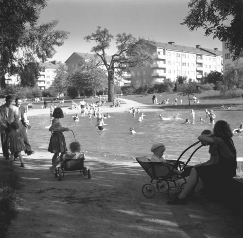 yesterdaysprint:Fredhällsparken (Fredhäll Park), Stockholm, 1952