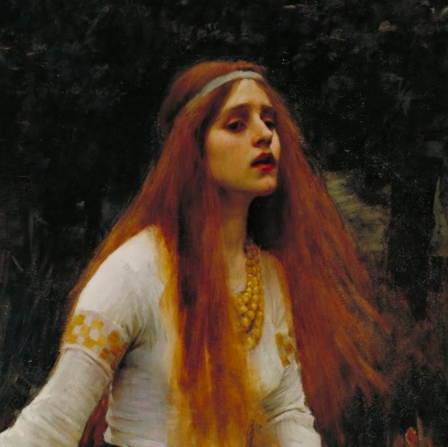 senticous:Favourite Artworks:‘The Lady of Shalott’ by John William Waterhouse1888The pai