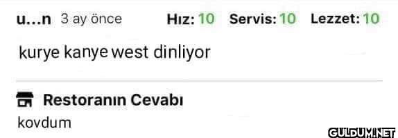 u...n 3 ay önce kurye...