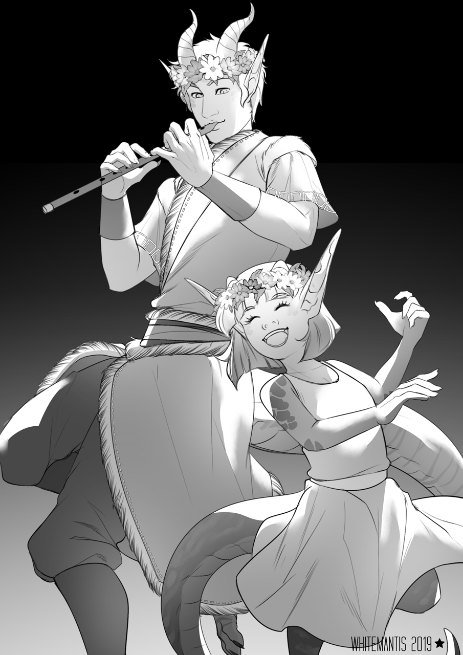 whitemantis:Another Timeless themed commission, this time for my good friend @drakonika!