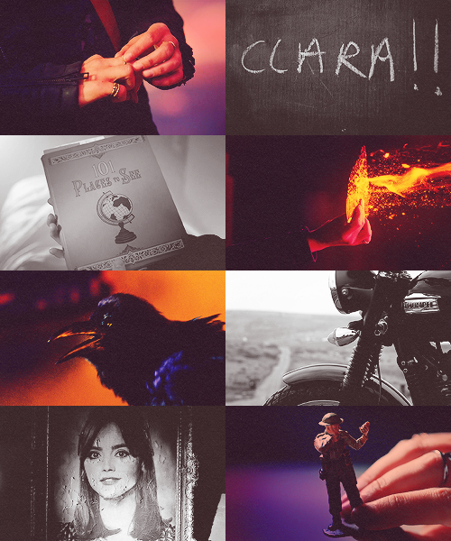 borntosavethedoctor: Screencap meme: Clara Oswald + objects; asked by @impossiblyeclecticduck